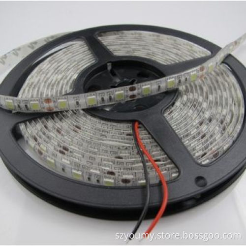 SMD 5050 Pink Color IP65 60 LEDs/m Flexible Light Strip for Party Decoration, ODM and OEM Welcomed
